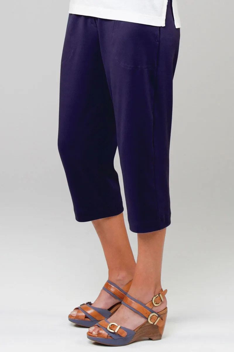 7/8 Length Cotton-Blend Women's Pants CK-07