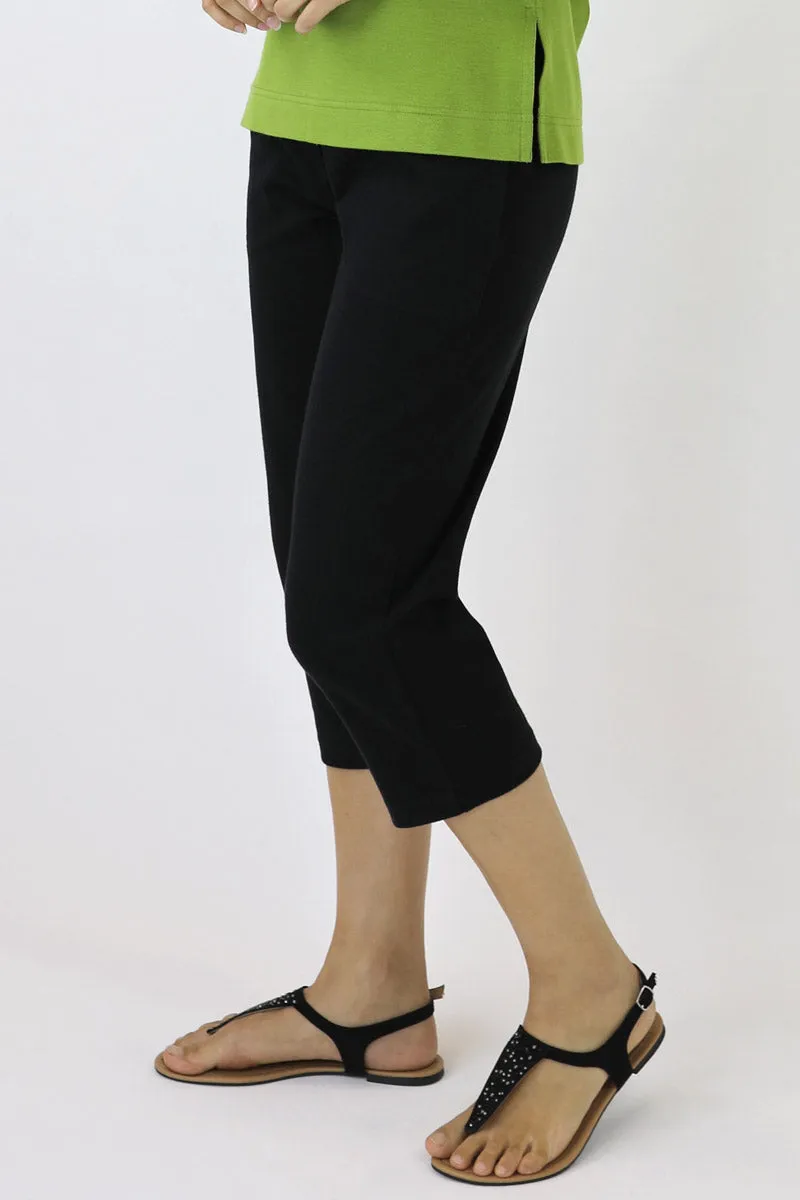 7/8 Length Cotton-Blend Women's Pants CK-07