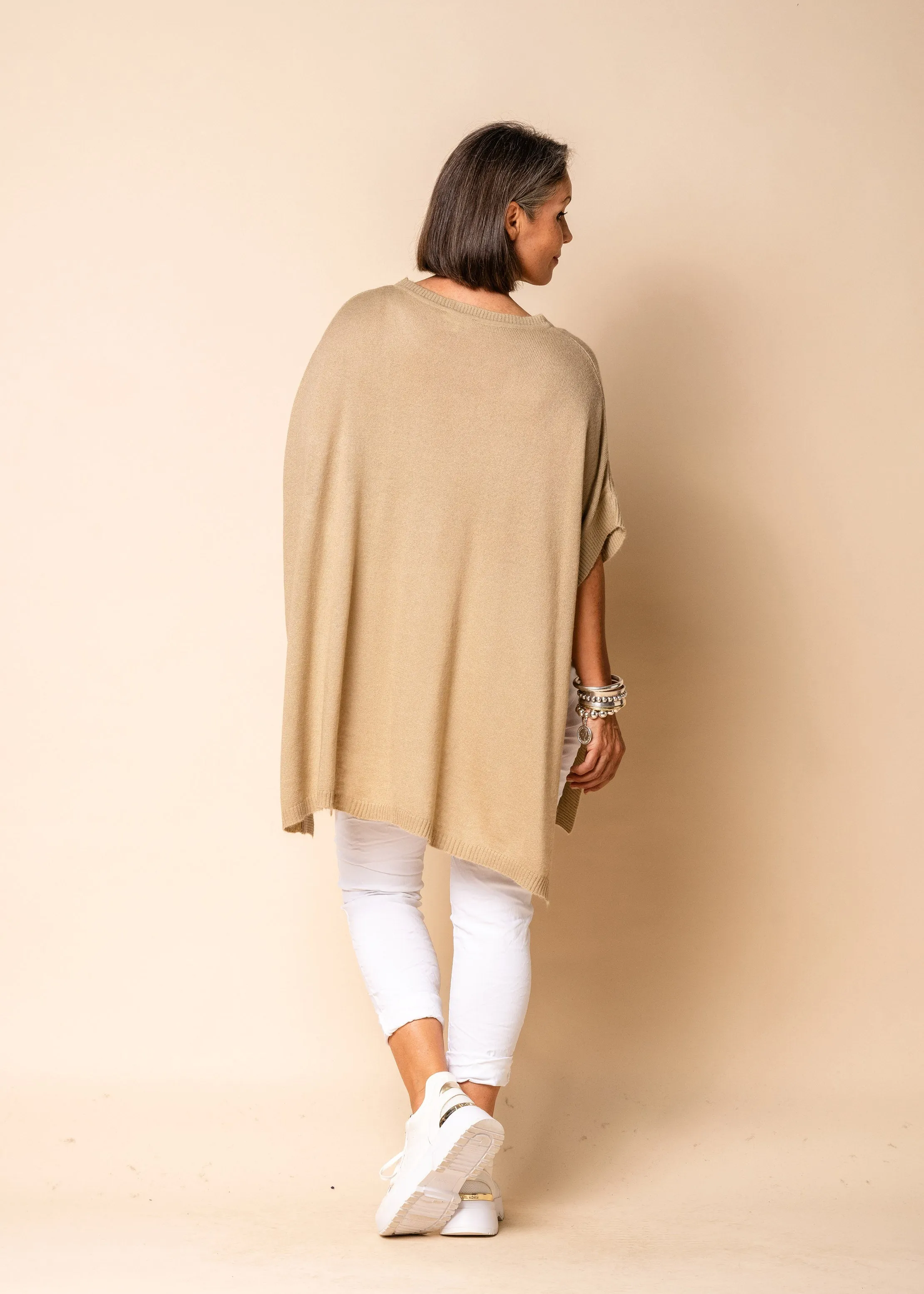 Amethyst Knit Top in Latte