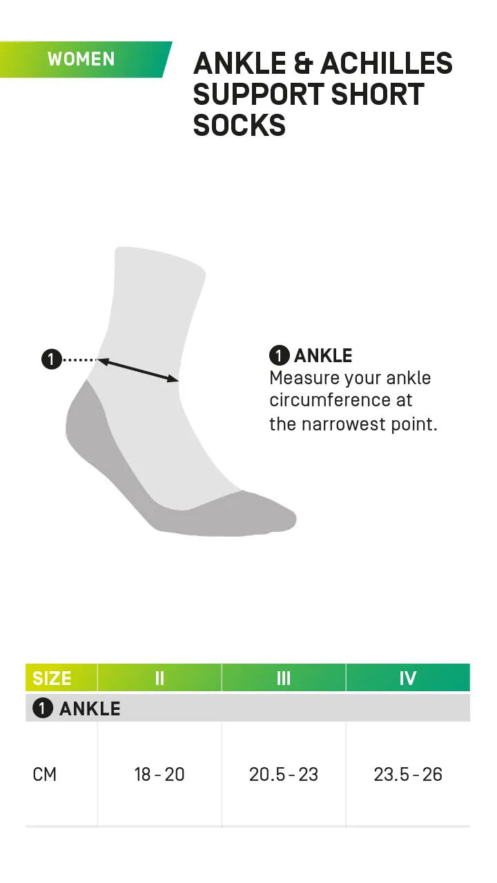 Ankle Support Short Socks (Women's)