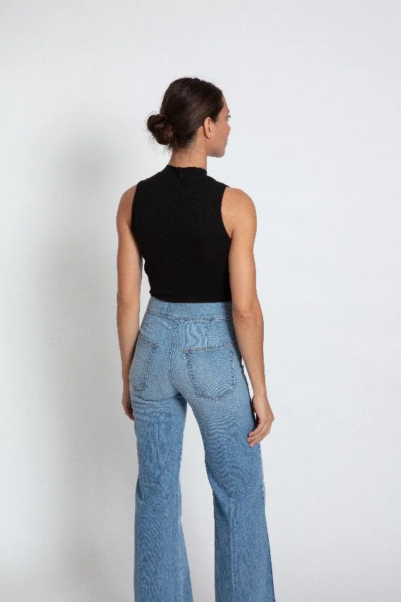 Askk - Brighton Wide Leg Jeans - Keel Over