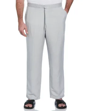 Big And Tall Linen Blend Core Drawstring Pant