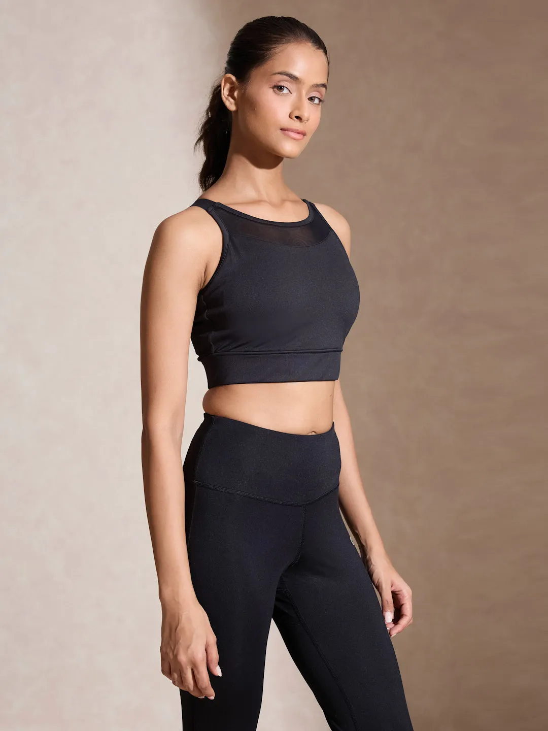Black Ultimate Sports Bra & Ath Perform 7/8 High Waist Leggings