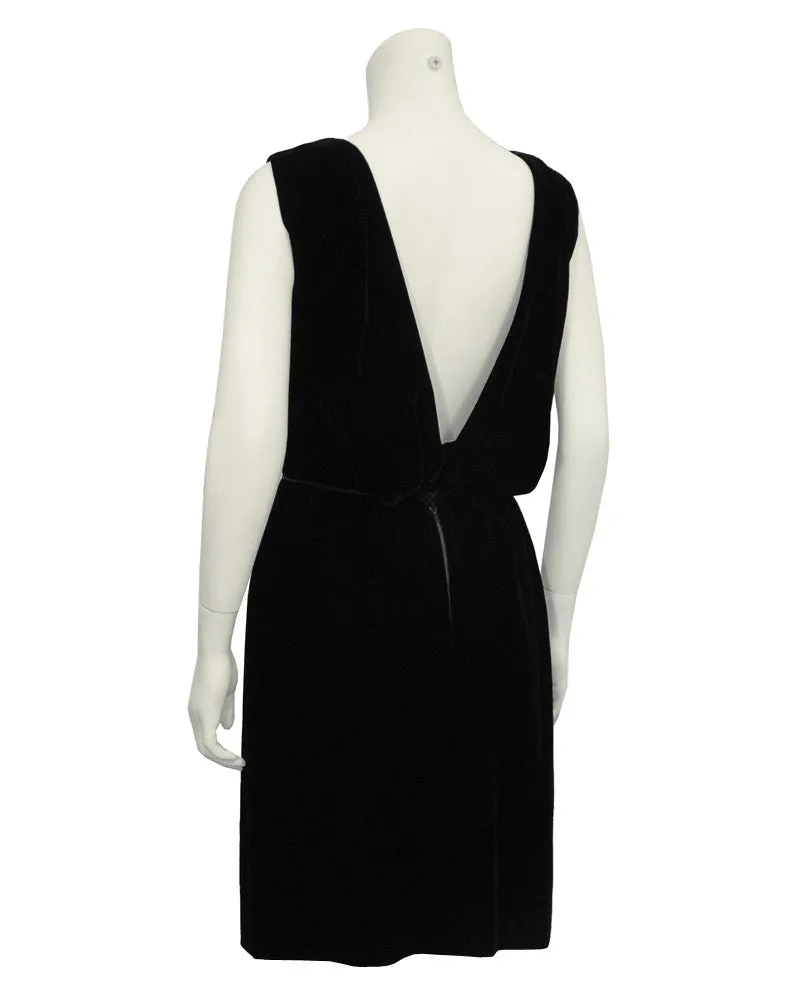 Black Velvet Cocktail Dress