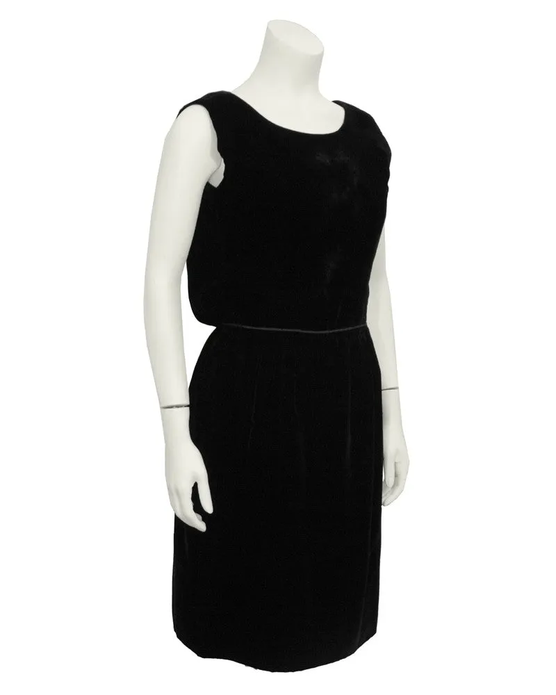 Black Velvet Cocktail Dress