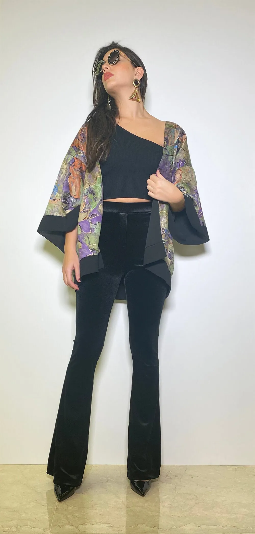 Black Velvet Pants