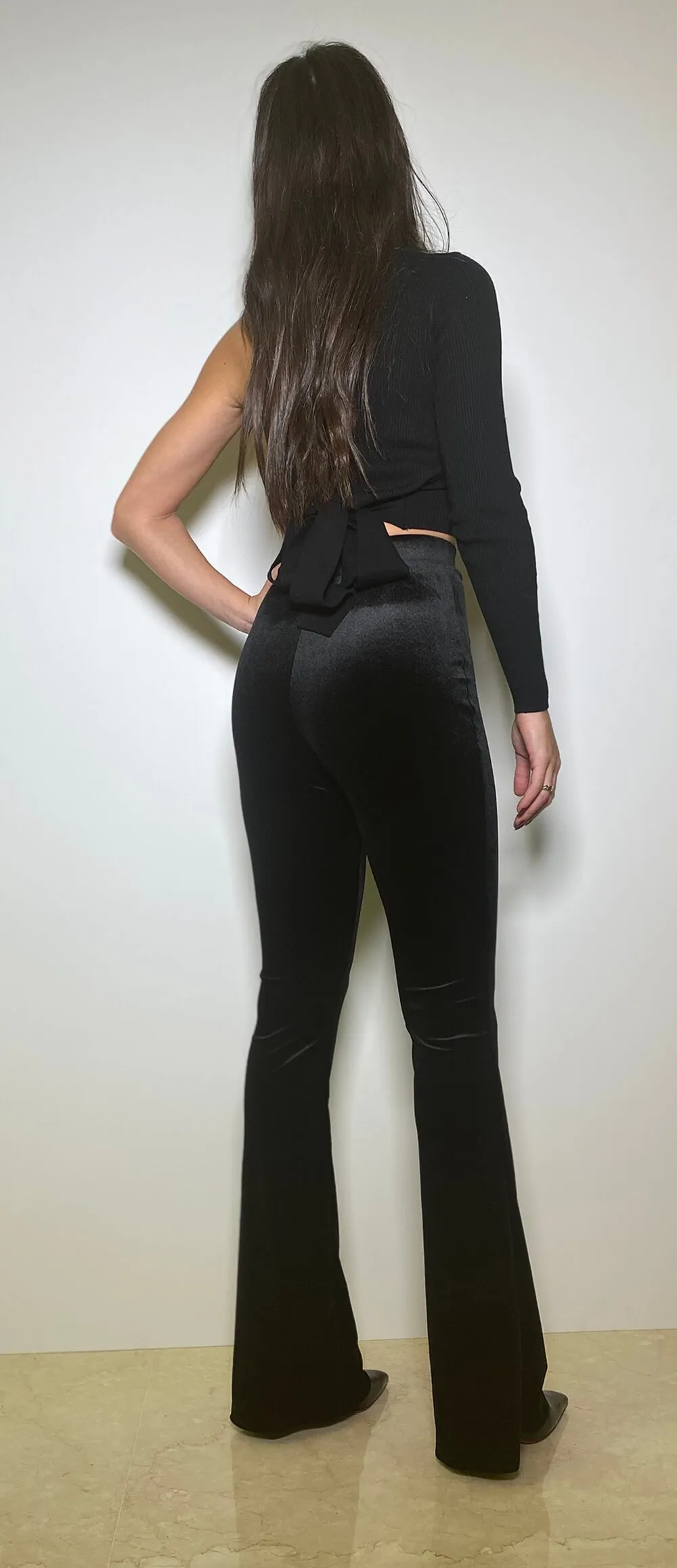 Black Velvet Pants