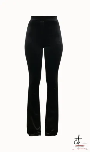 Black Velvet Pants