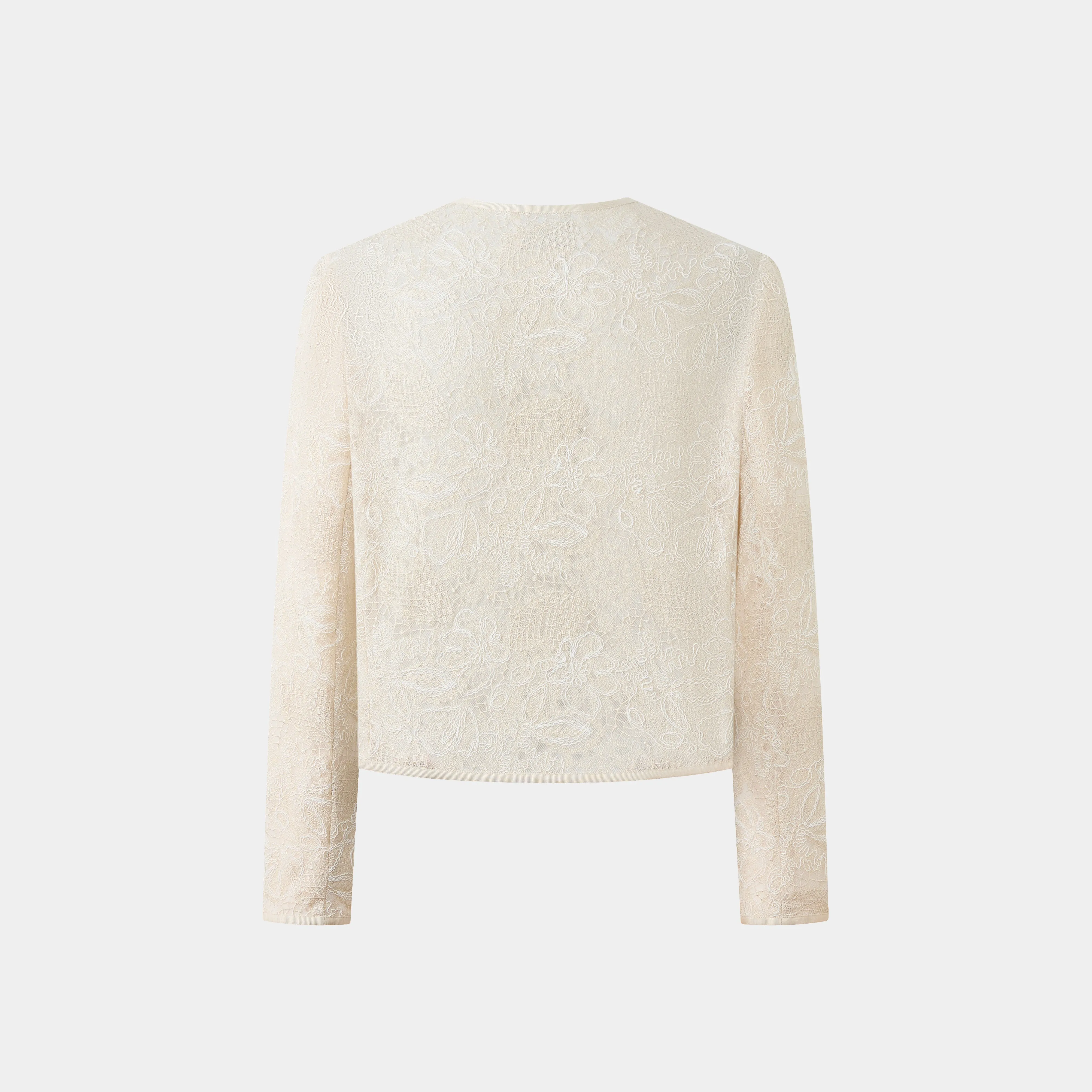 BLOSSOM CHIC CREAM JACKET