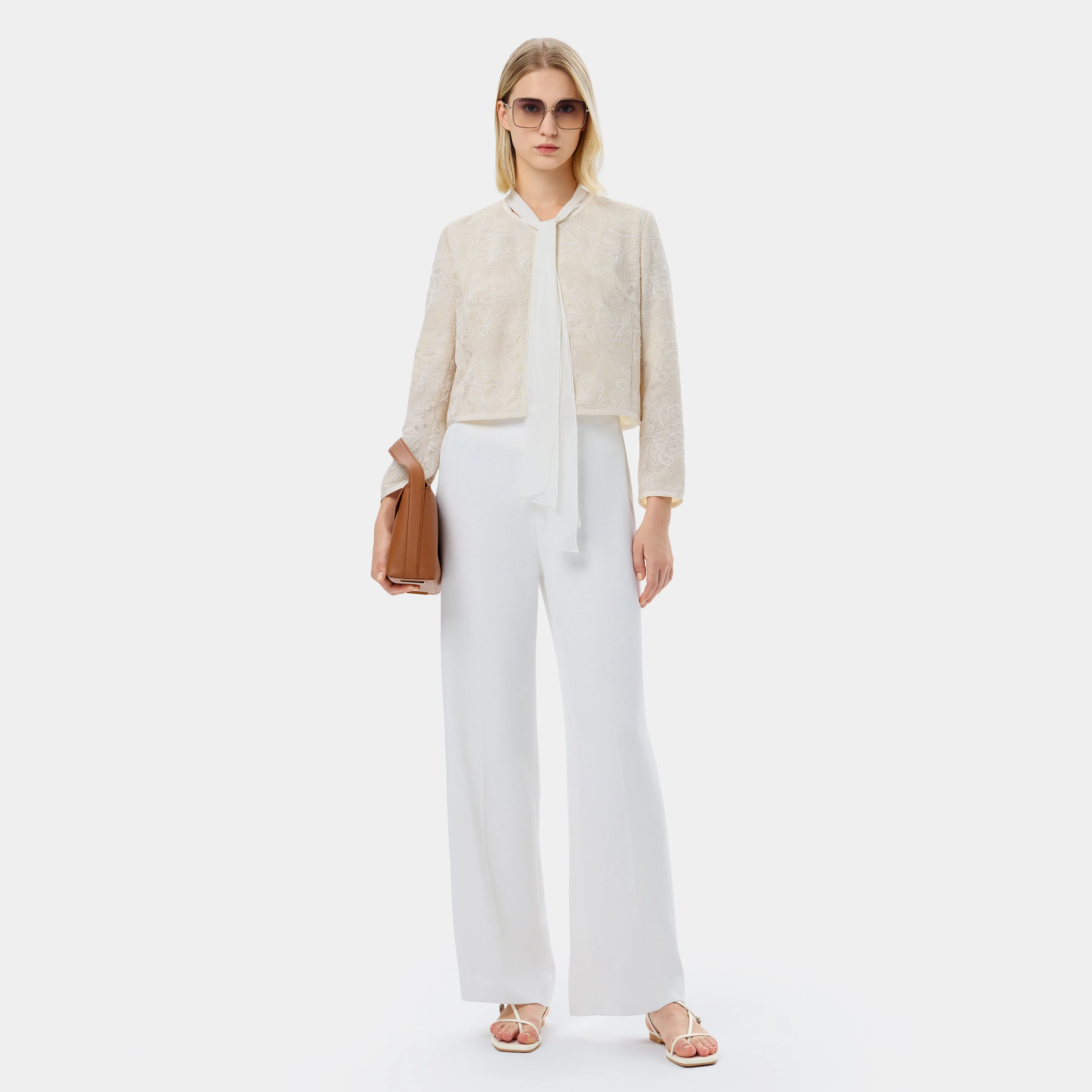 BLOSSOM CHIC CREAM JACKET