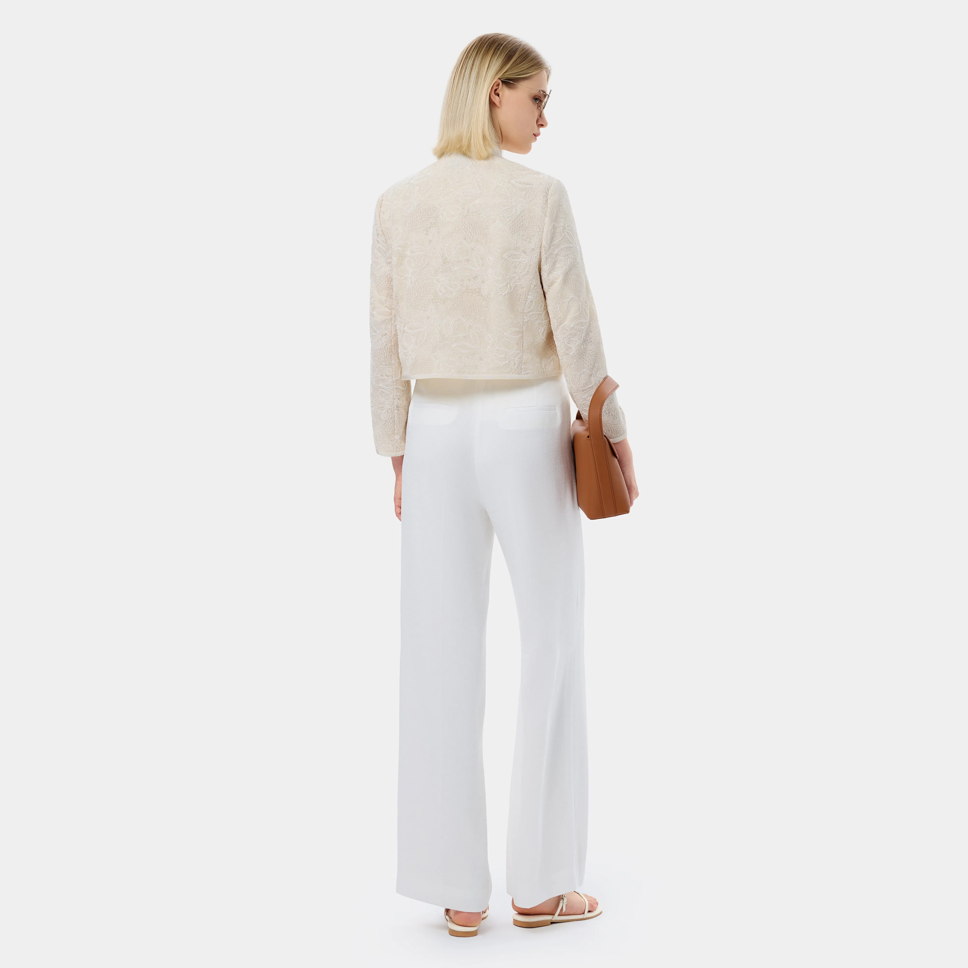 BLOSSOM CHIC CREAM JACKET