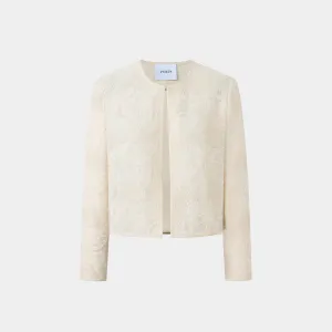 BLOSSOM CHIC CREAM JACKET
