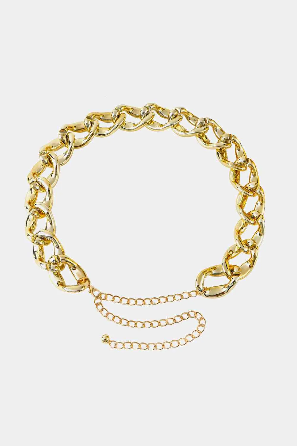 Bold Acrylic Curb Chain Belt