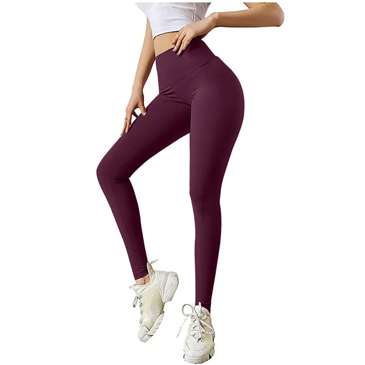 Bow 3 Pack Women's Gradient Butterfly High-Waist Butt-Lifting Leggings | Seamless Yoga Pants | Scrunch Elastic Tights