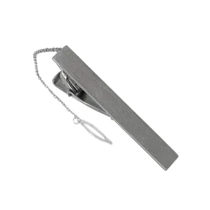 Brushed Texture Sterling Silver Tie Bar I Jan Leslie