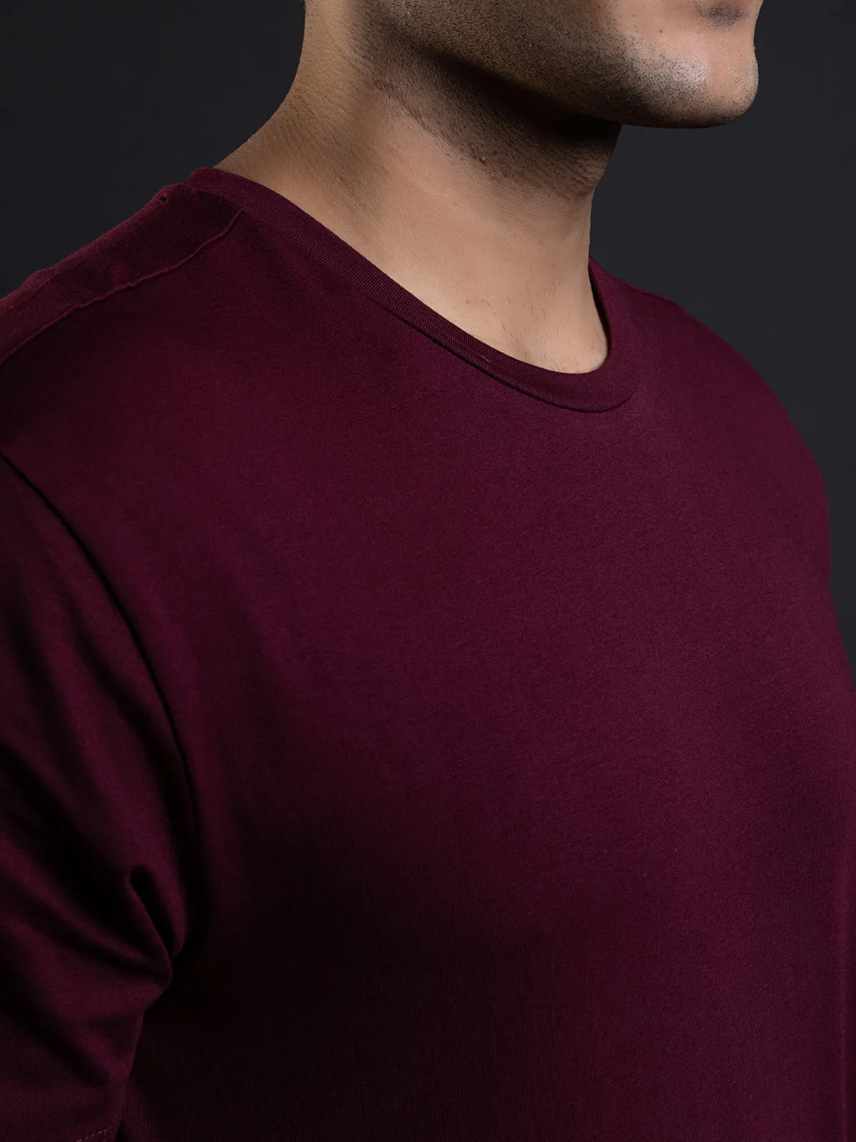 Burgundy | ACTION series | Sports t shirt for Men