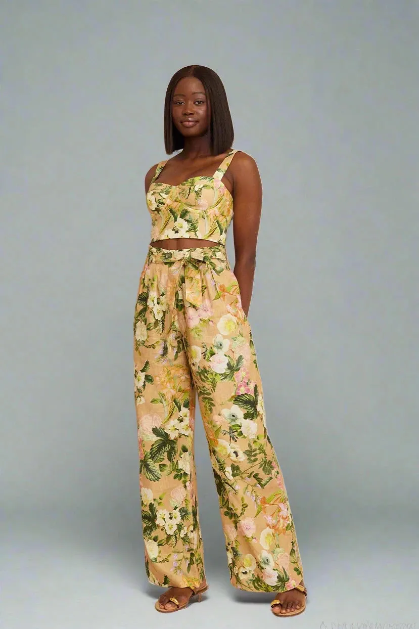 Cara Cara Soho Pants- Ginger Root Kingston Floral