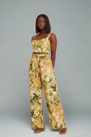 Cara Cara Soho Pants- Ginger Root Kingston Floral