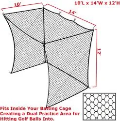 CIMARRON SPORTS- NET INSERT WITH ARCHERY BACK (10X14X12)