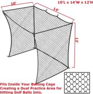 CIMARRON SPORTS- NET INSERT WITH ARCHERY BACK (10X14X12)