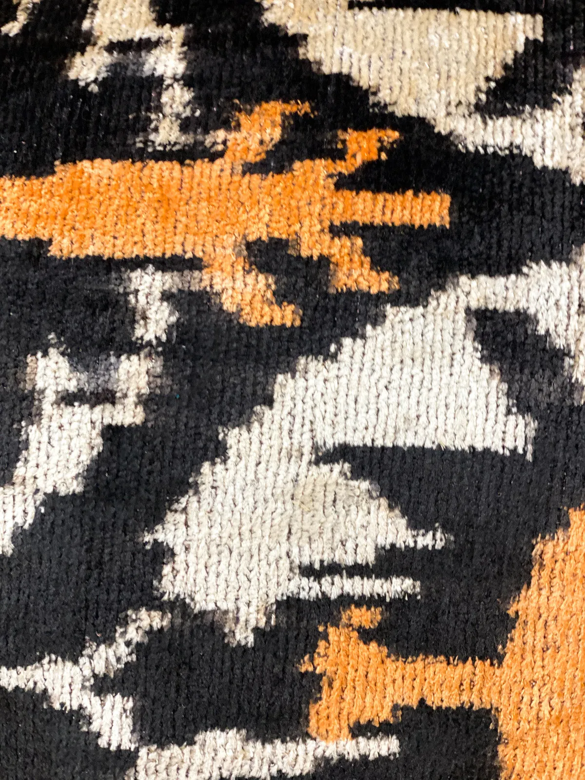 Classic Midnight Flame Square Pillow Cover
