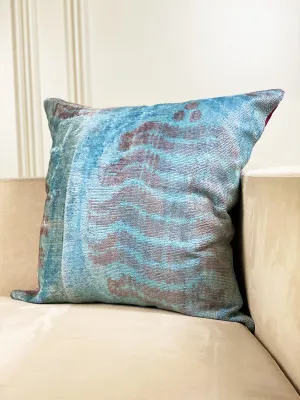 Classic Sapphire Wine Square Pillow Cover