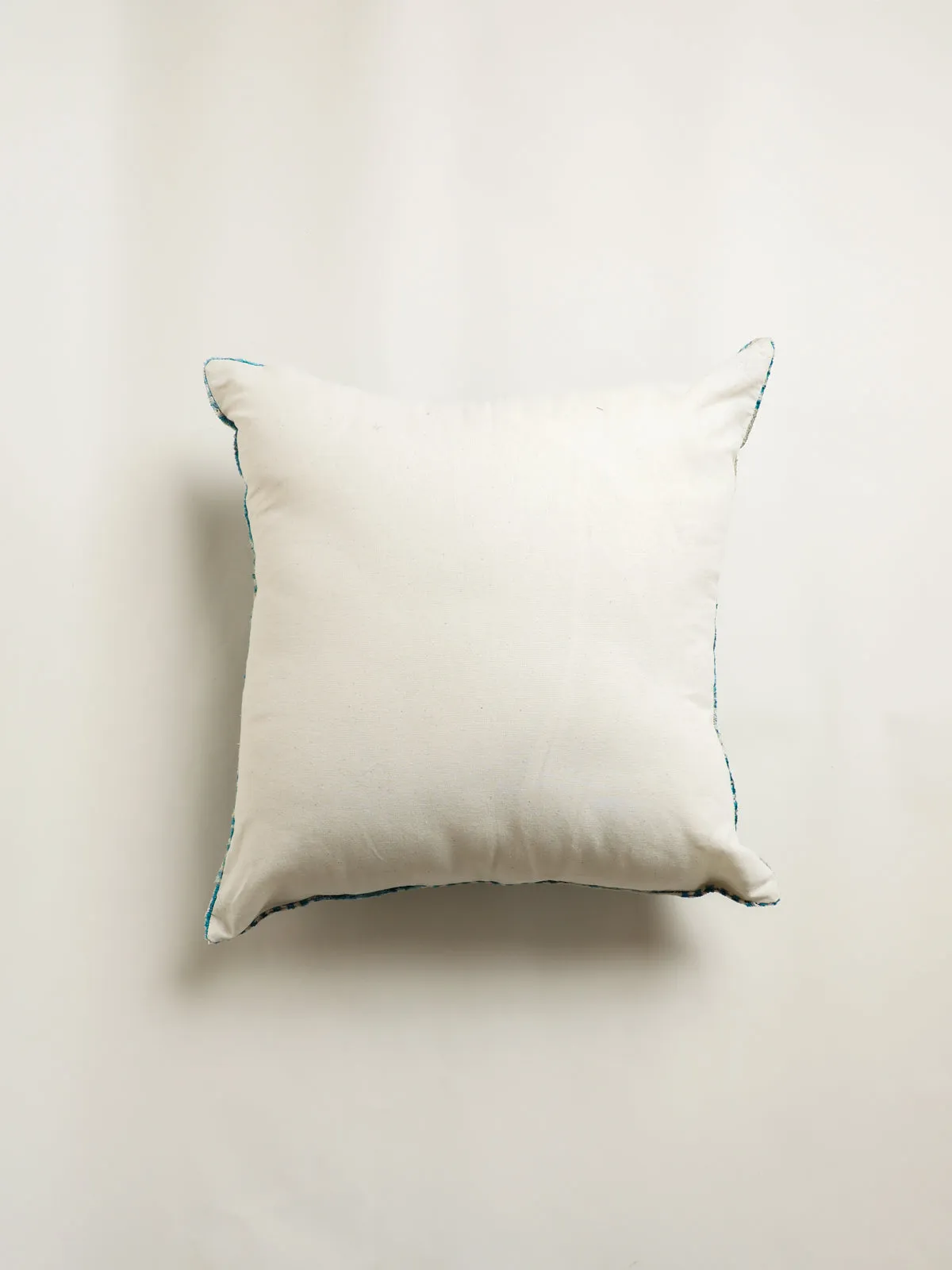 Classic Tranquil Teal Stripe Square Pillow Cover