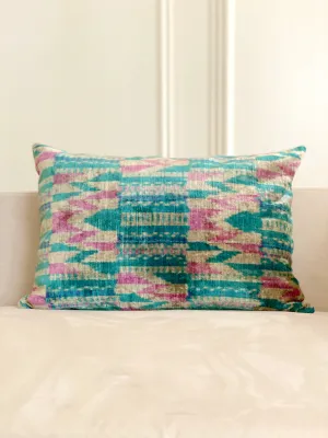 Classic Vivid Chevron Lumbar Pillow Cover