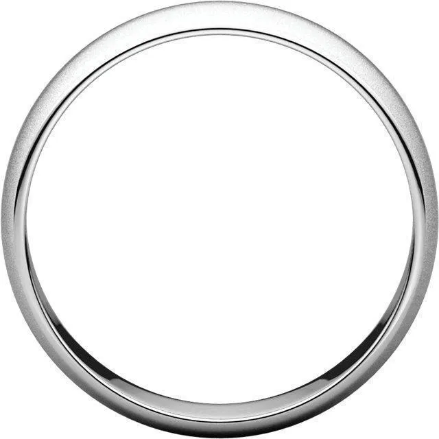 Classic Wedding Band - Glass Blast Finish