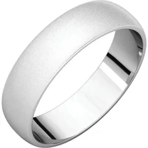 Classic Wedding Band - Glass Blast Finish