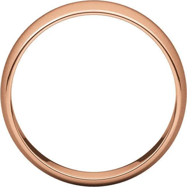 Classic Wedding Band - Glass Blast Finish
