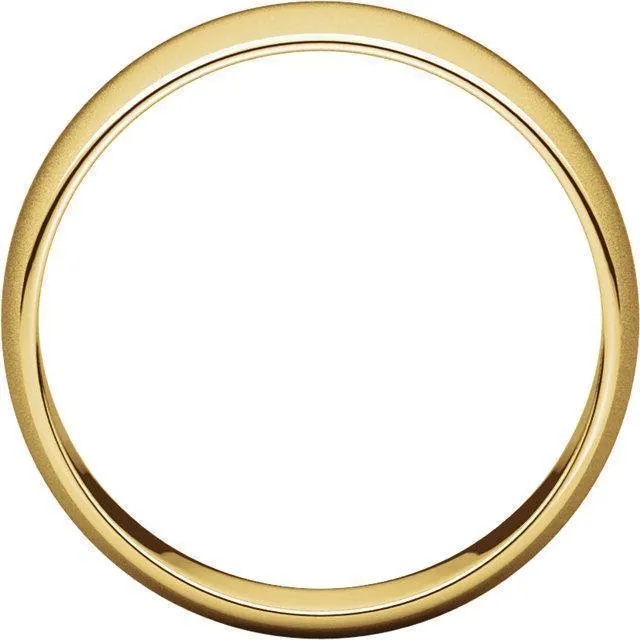 Classic Wedding Band - Glass Blast Finish