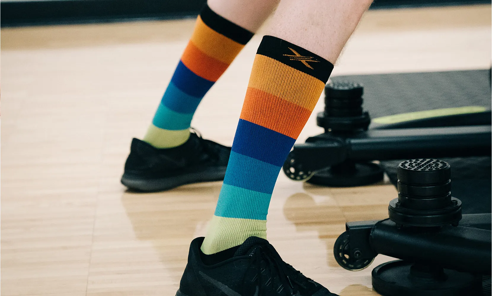 Colorful Knee High Compression Socks (3-Pairs)
