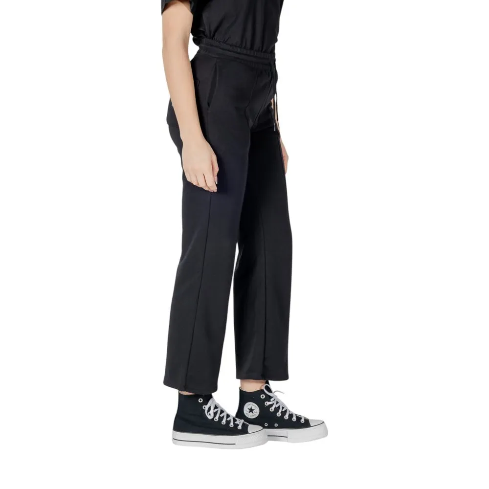 Converse Black Cotton Jeans & Pant