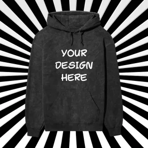 Custom Unisex Acid Washed Hoodie
