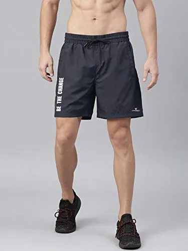 D-passion Men's Regular Shorts (MS PRNT 00010 NAVY 3XL_Navy Blue_XXX-Large)