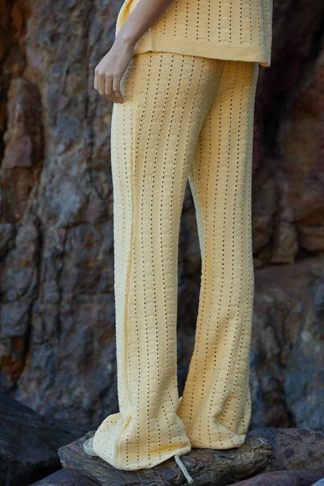 Daisy Crochet Pants