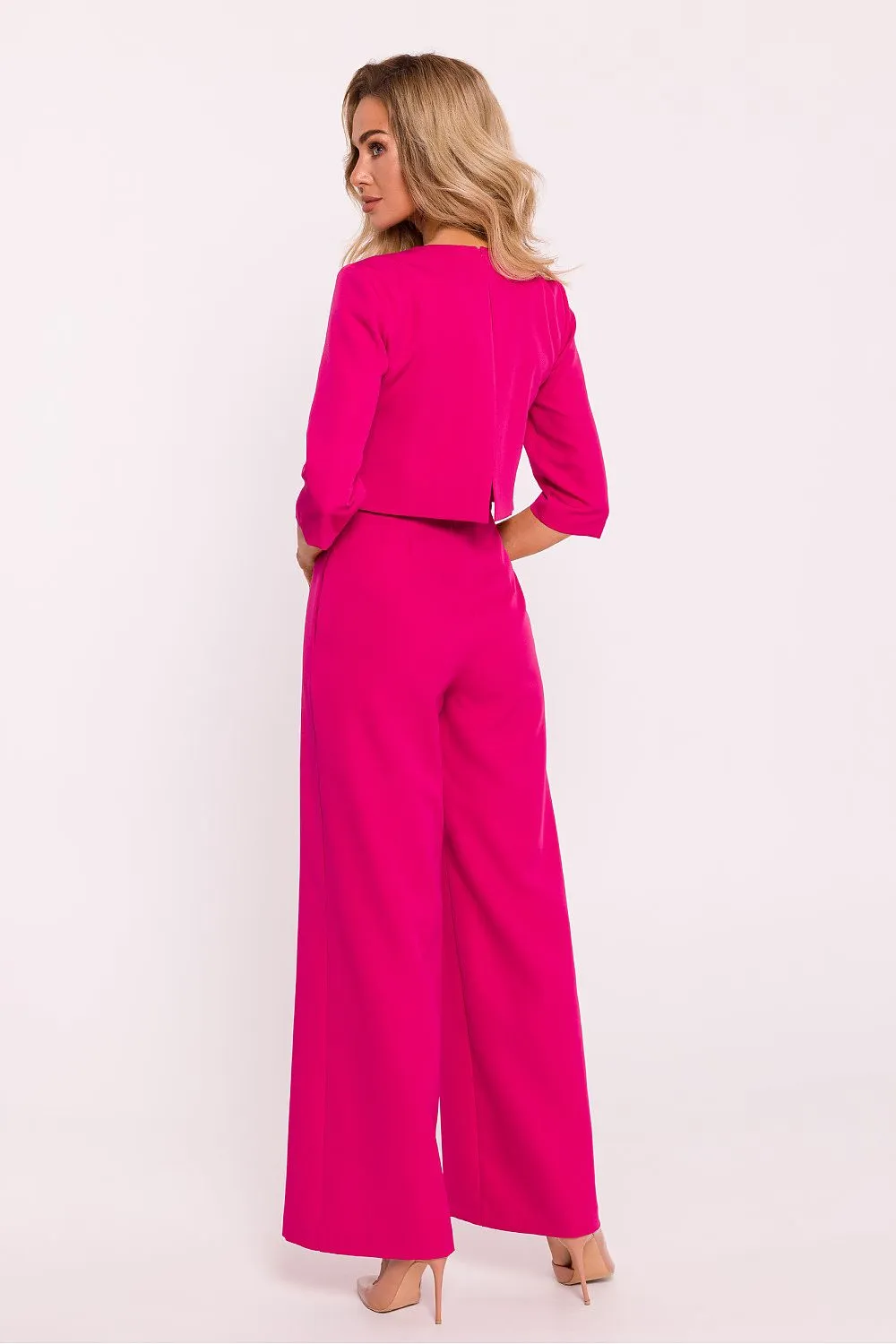 Double-Layered Wide-Leg Jumpsuit