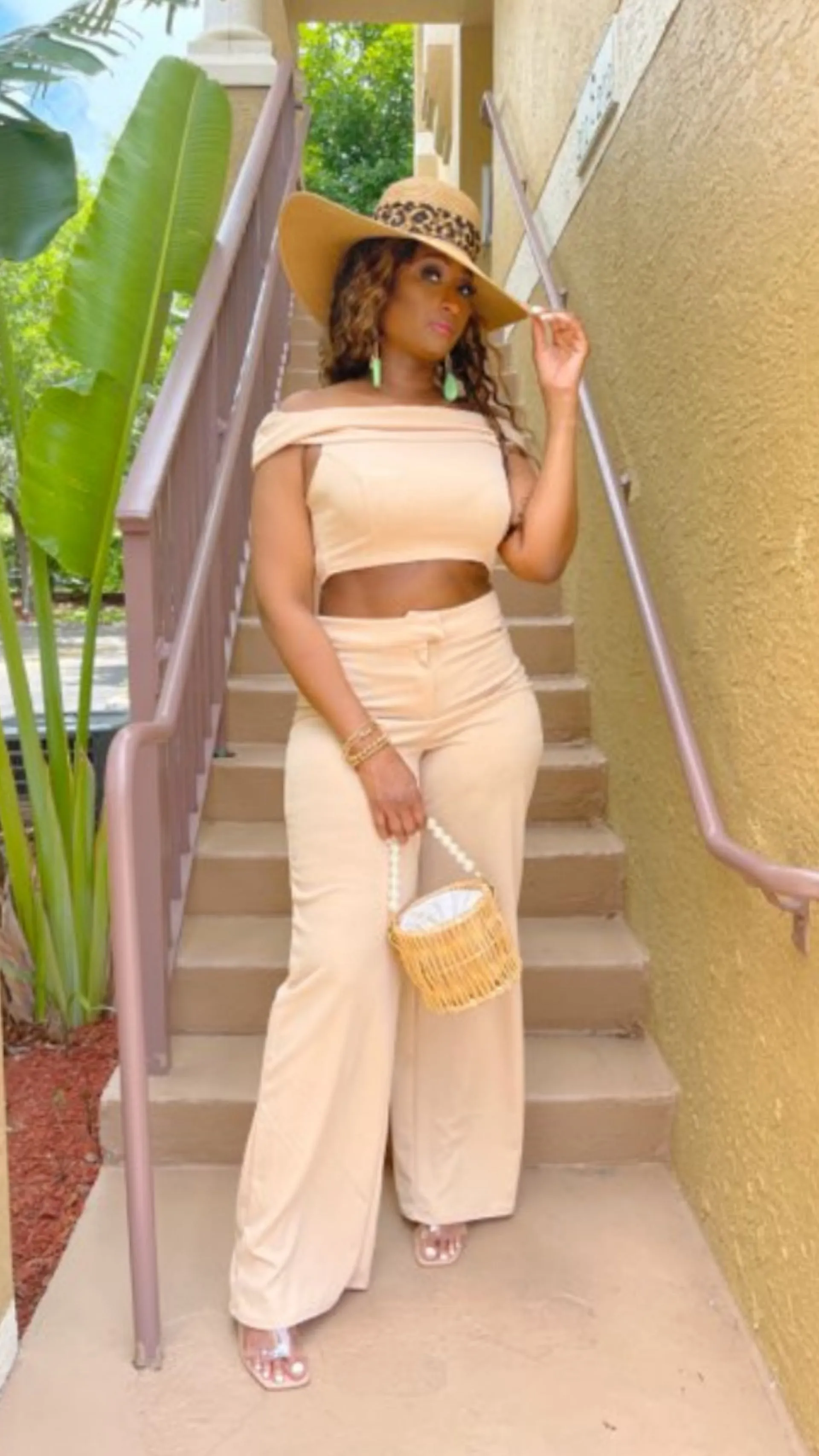 Dusk Till Dawn Pant Set | Beige