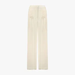 Elegant Cream Trousers (Cream/Ivory)