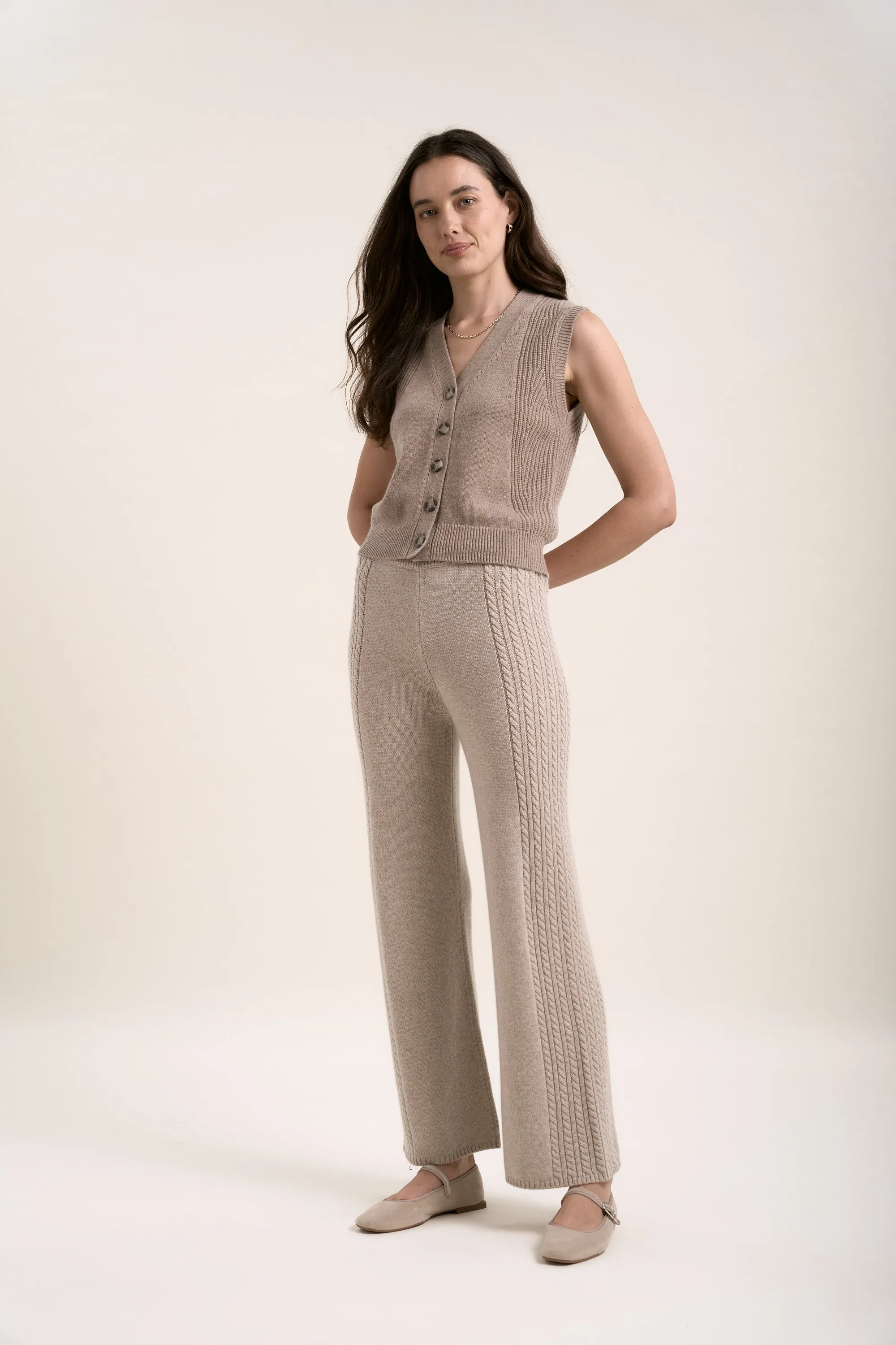 Elementary Cashmere Blend Knitted Jogger