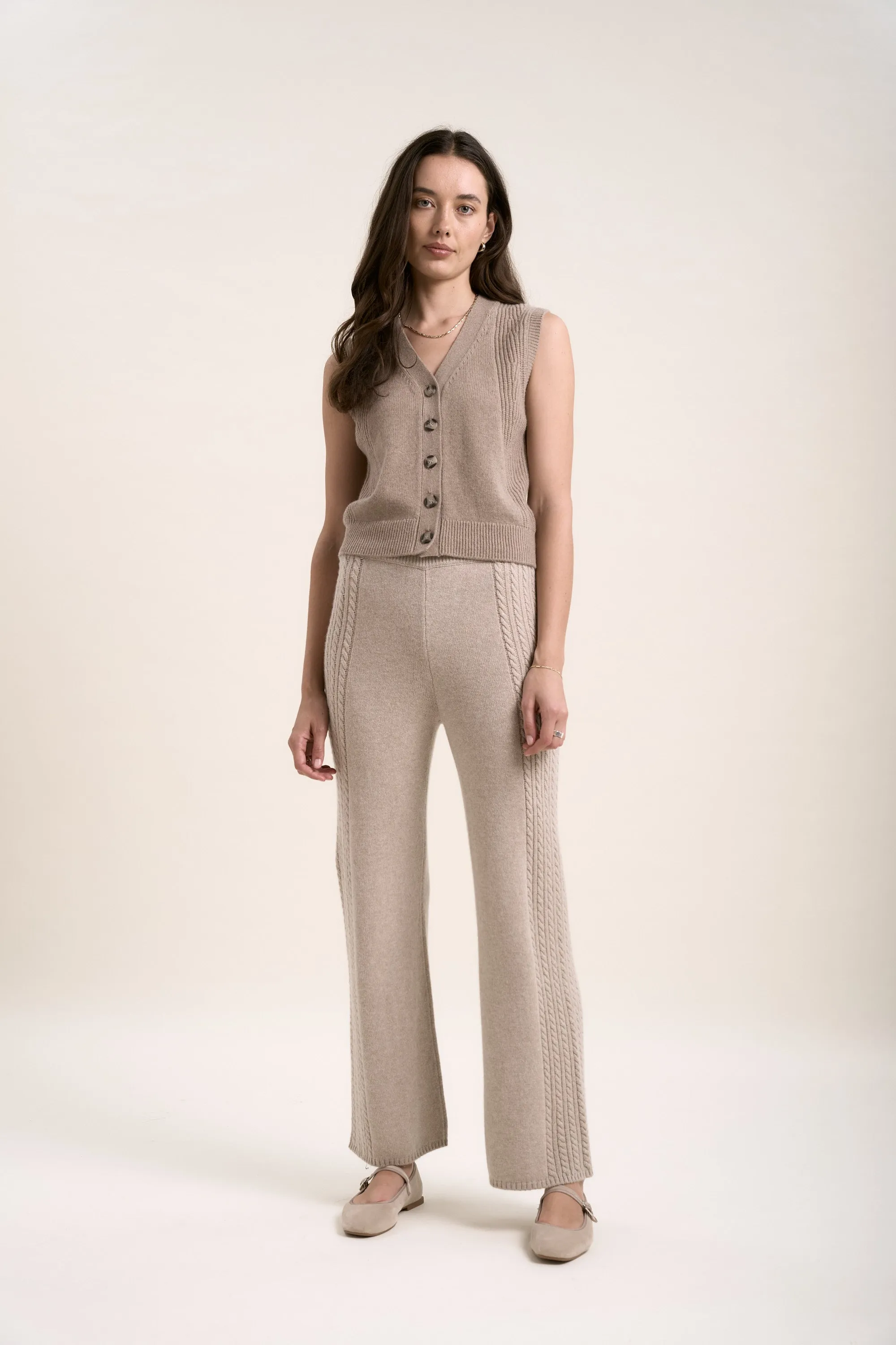 Elementary Cashmere Blend Knitted Jogger