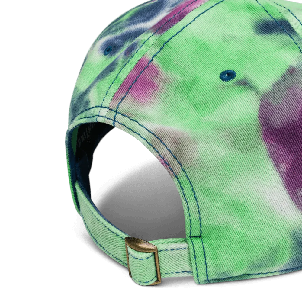 Embroidered Tie Dye Swimmer Baseball Hat