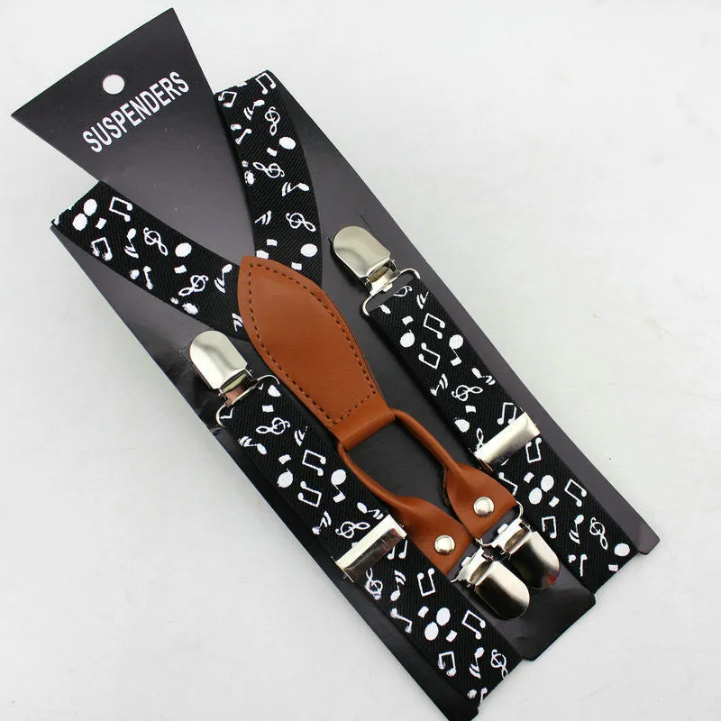 Fashion high Children Adjustable 4 Clip-on Y-back Suspenders Kids girl boy braces