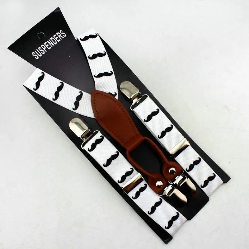 Fashion high Children Adjustable 4 Clip-on Y-back Suspenders Kids girl boy braces