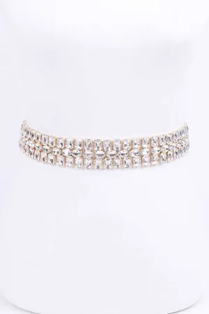Fashion Junkie- Rhinestone Chain Belt