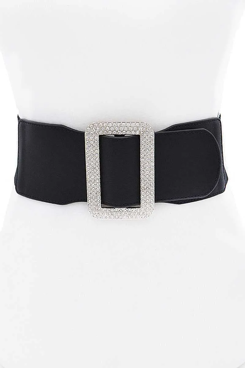 Fashion Rhinestone Rectangle Belt