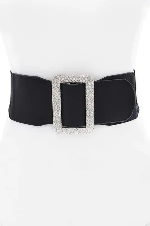 Fashion Rhinestone Rectangle Belt