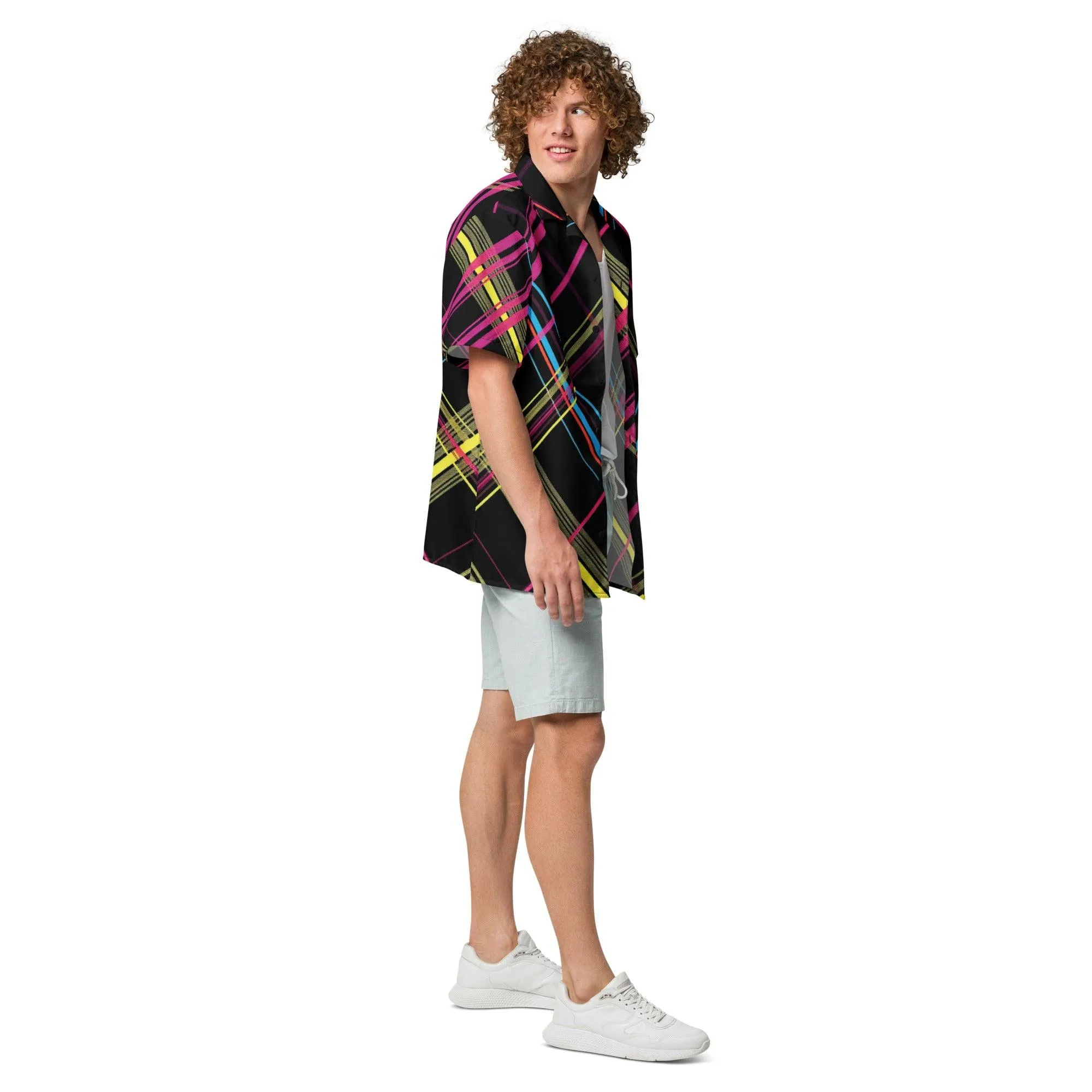 Festival Plaid Button Shirt - Your Ultimate Rave Companion
