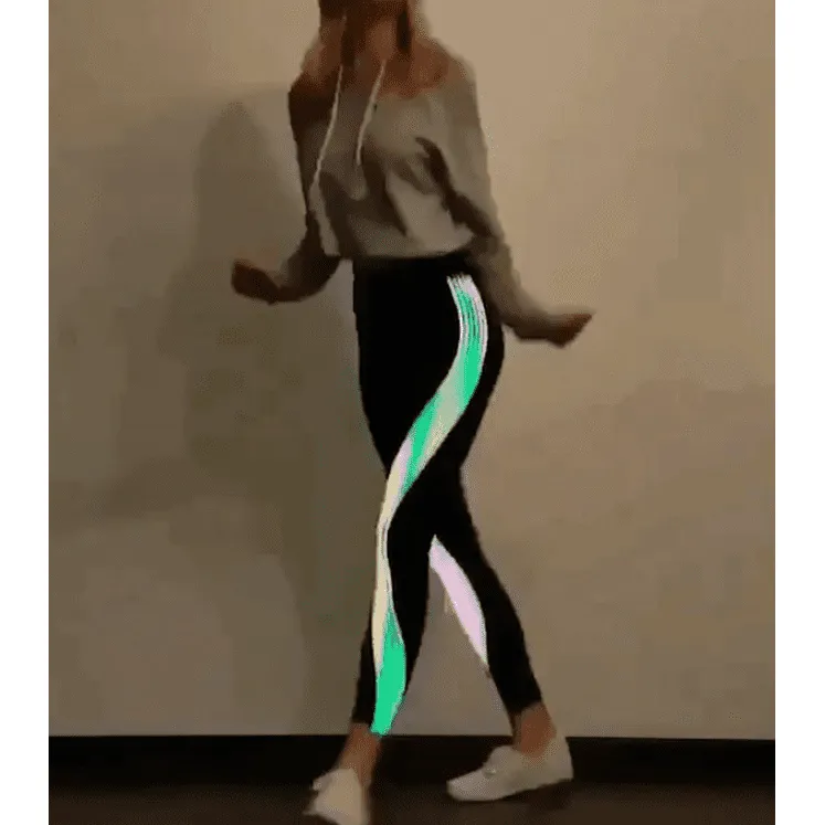 Fitness Yoga Pants Laser Printed Slimming Sports Leggings